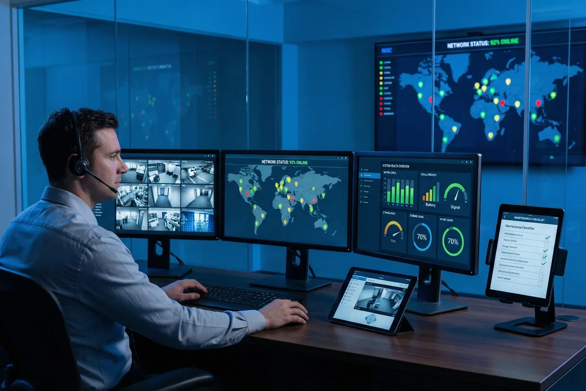 Remote monitoring and O&M operations center