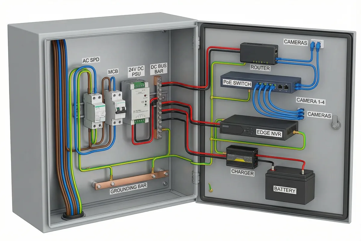 Cabinet wiring diagram
