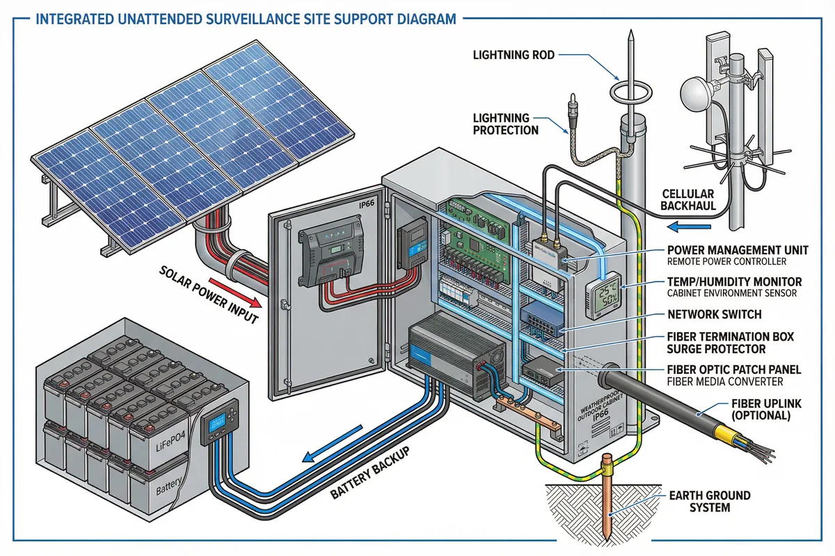 Integrated support equipment diagram